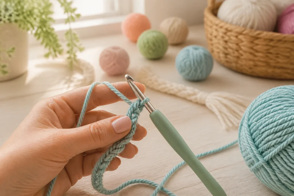 How to Make Your First Crochet Stitch