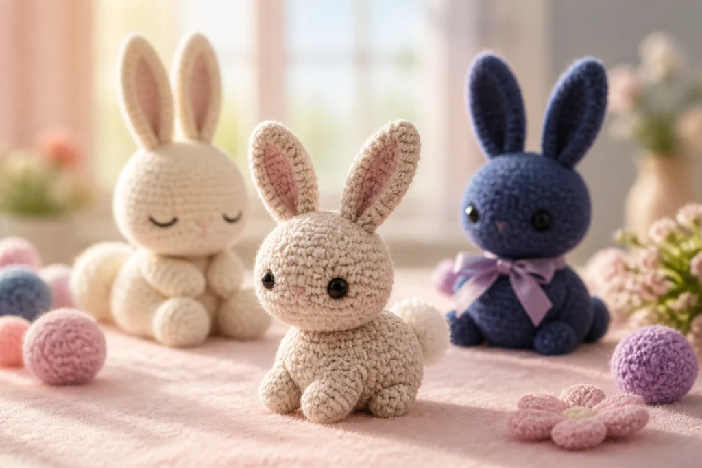 10 Cute Crochet Bunny Amigurumi Patterns