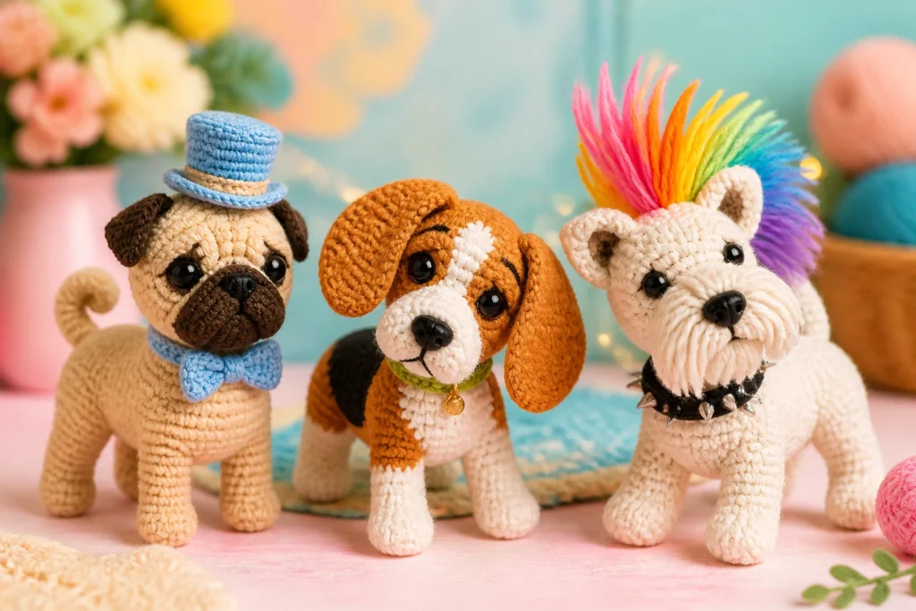 10 Cute Dog Amigurumi Crochet Patterns