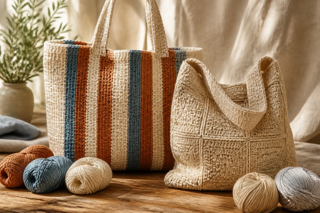 11 Everyday Crochet Tote Bags