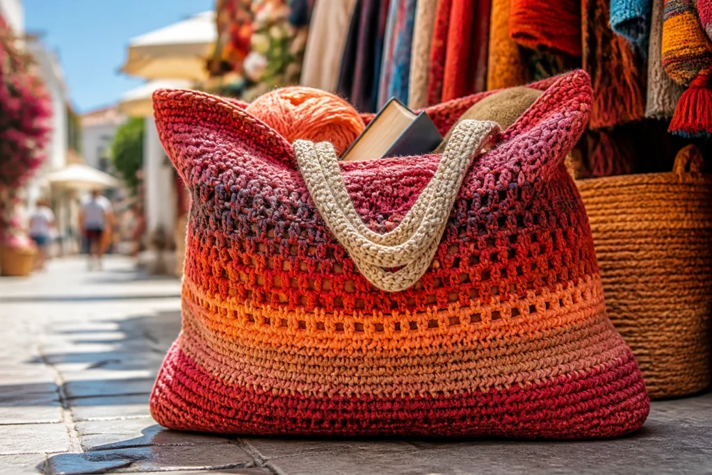 10 Large Crochet Tote Bag Patterns