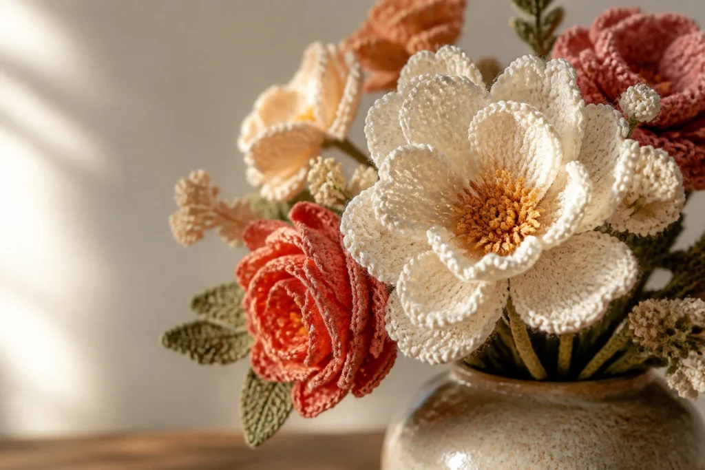 How to Stiffen Crochet Flowers
