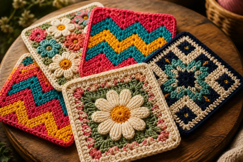11 Retro-Inspired Granny Squares