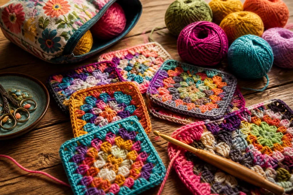 10 Simple Granny Squares Anyone Can Make