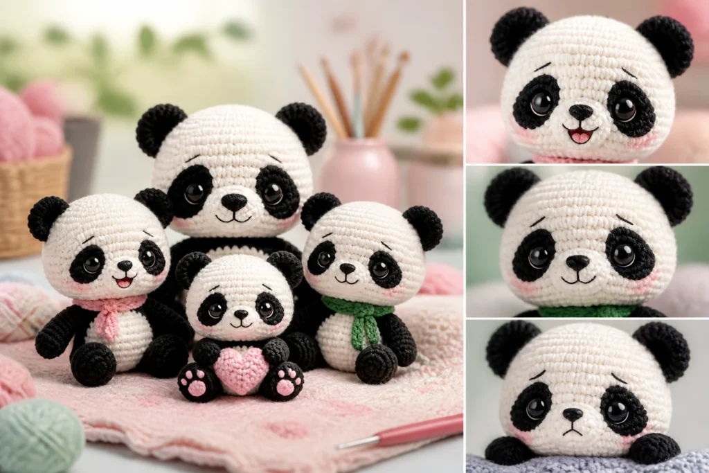 10 Crochet Panda Amigurumi Patterns