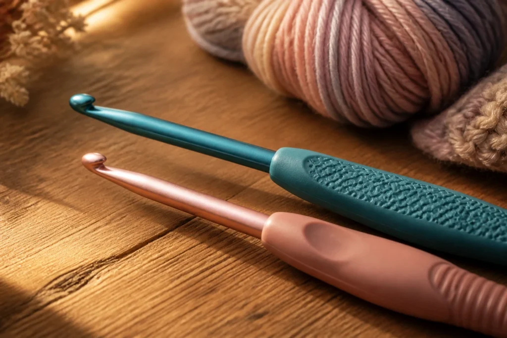 Inline vs Tapered Crochet Hooks Explained