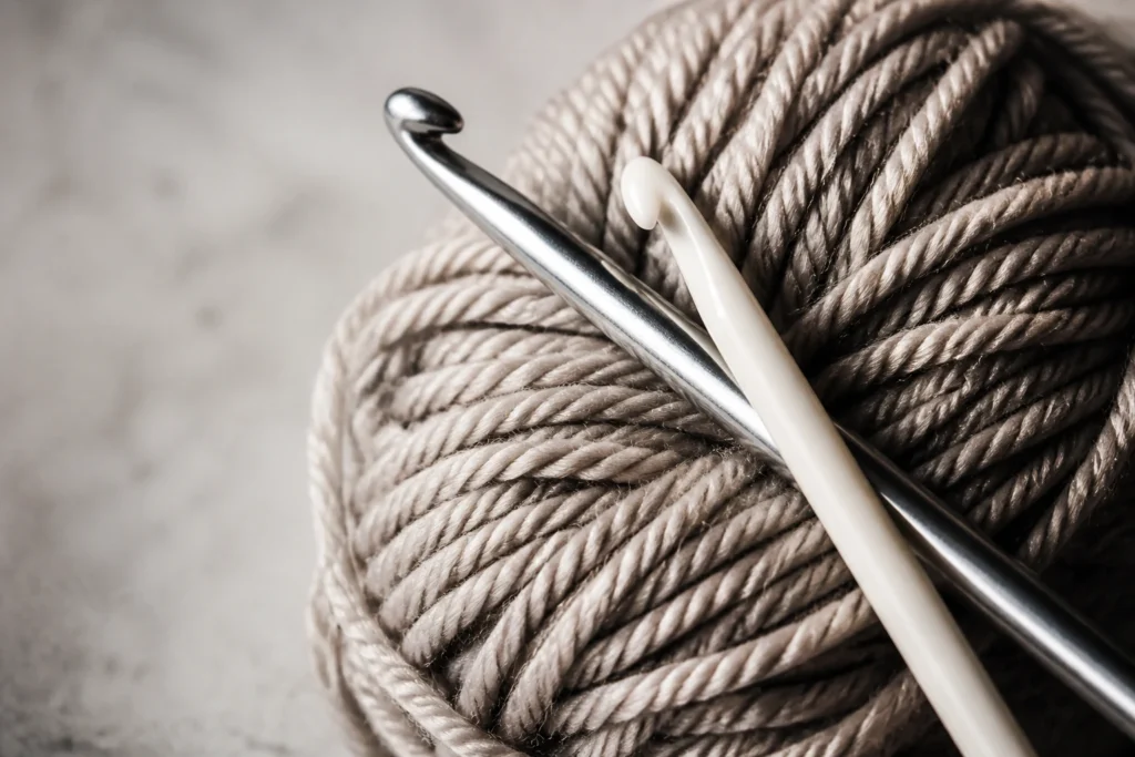 Aluminum vs Plastic Crochet Hooks