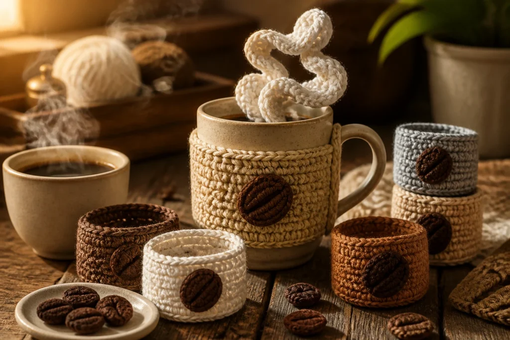 10 Crochet Gifts for Coffee Lovers