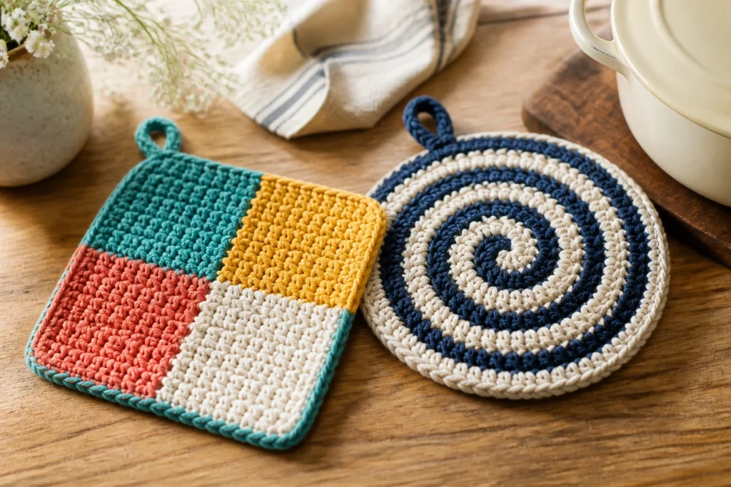 10 Crochet Pot Holder Patterns