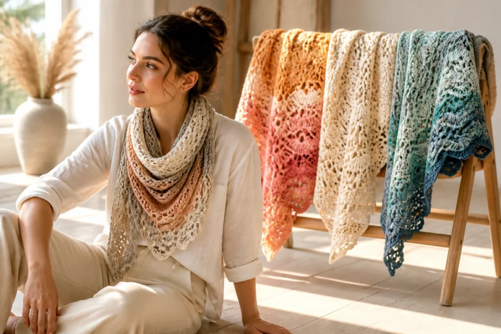 10 Lightweight Crochet Shawls