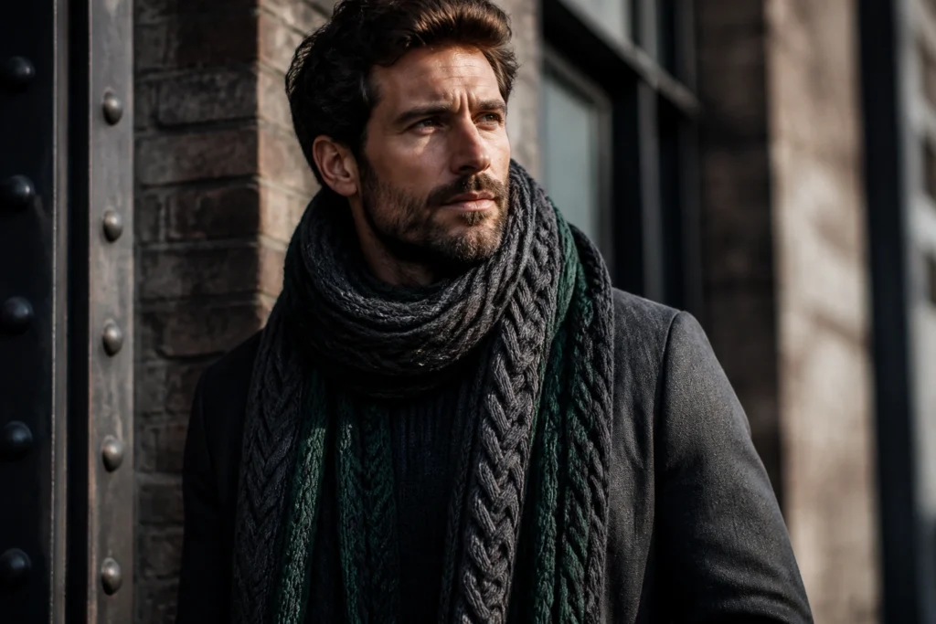 10 Crochet Scarves for Men