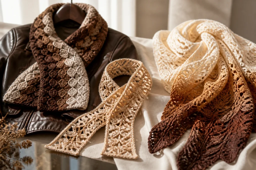 11 Modern Crochet Scarf Designs