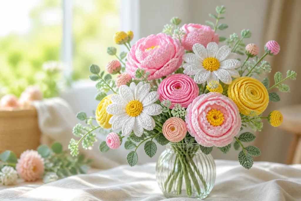 Best Crochet Flowers for Seasonal Decor