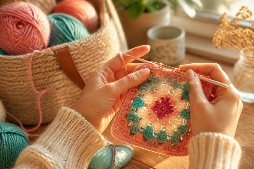 How to Crochet Your First Granny Square