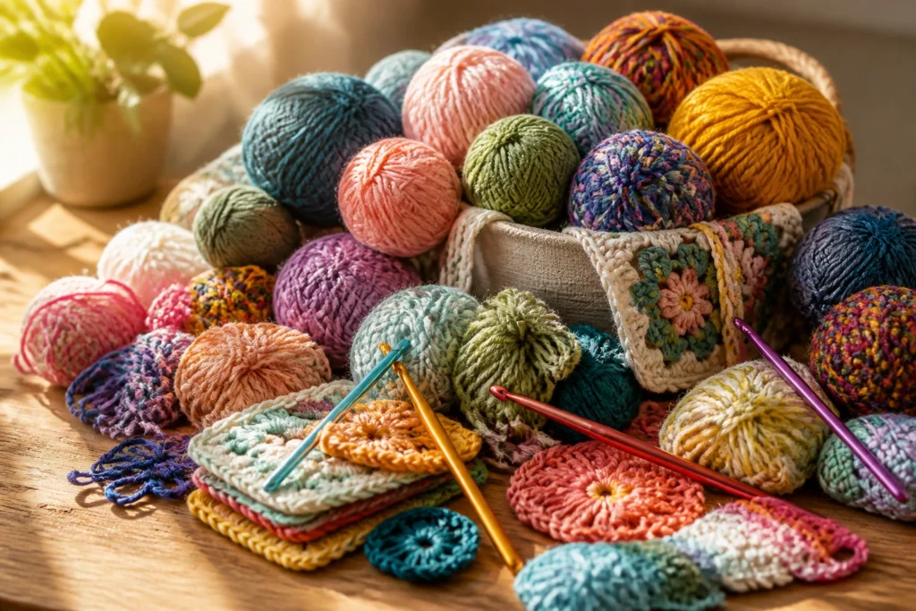 Best Types of Scrap Yarn for Small Crochet Projects