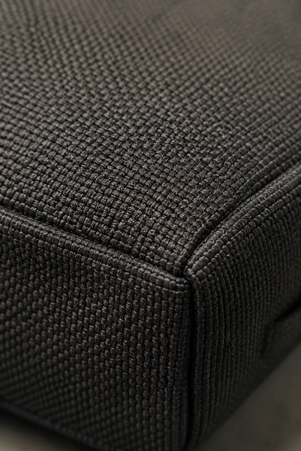 closeup of durable bag knit showing wear-resistant surface