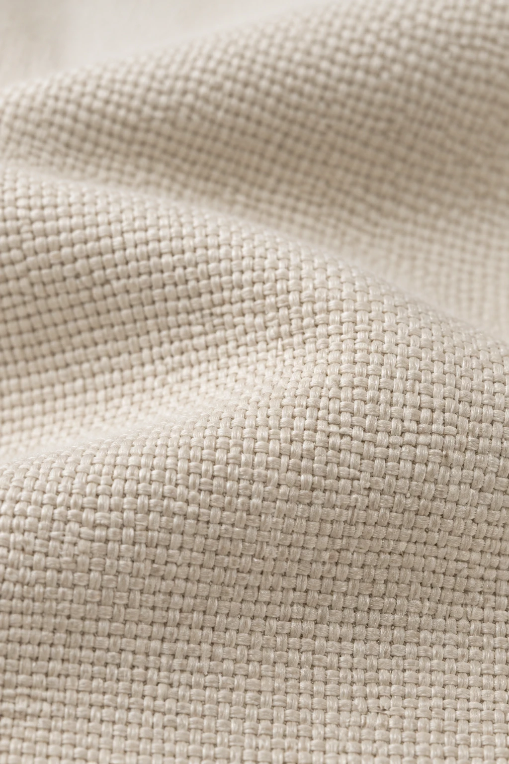 Closeup of durable tote fabric created from high-structure yarn
