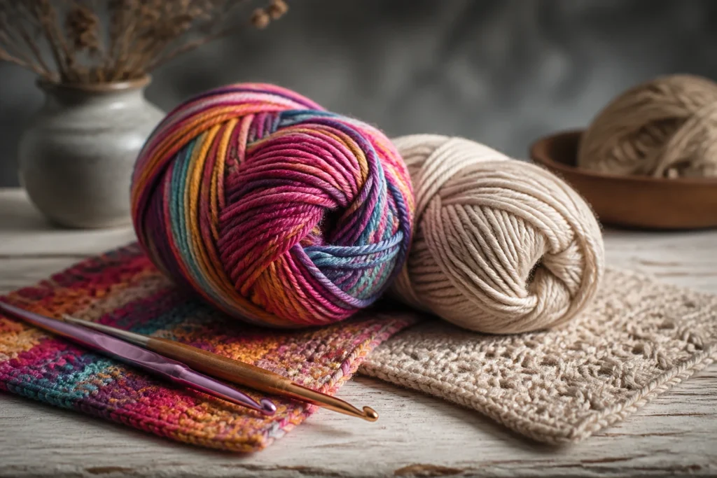 Acrylic vs Cotton Yarn for Crochet