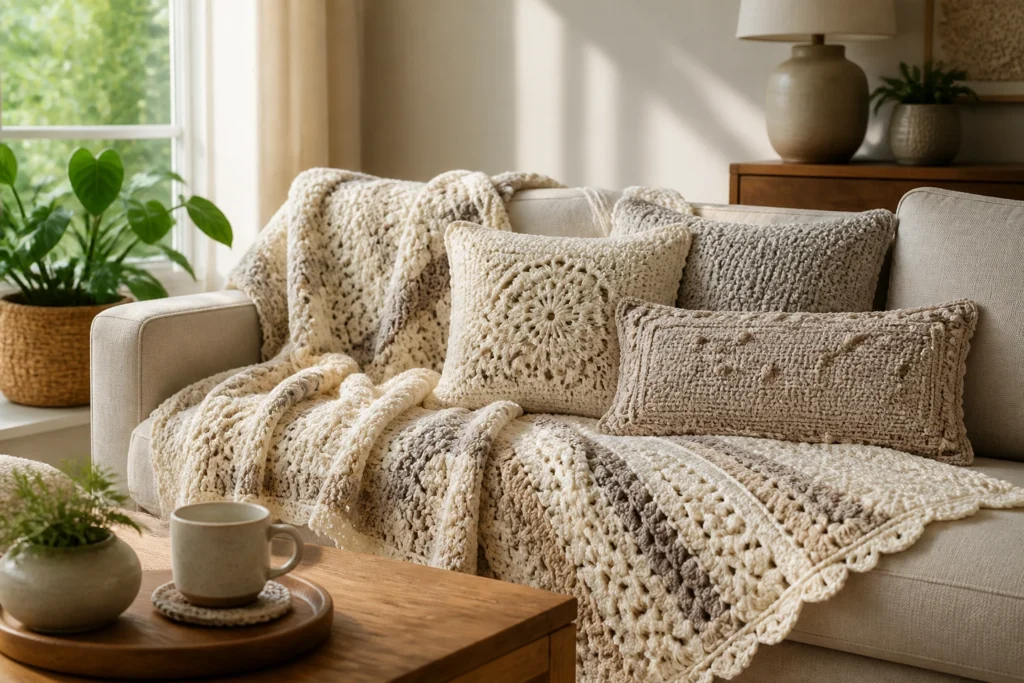 Best Colors for Crochet Home Decor