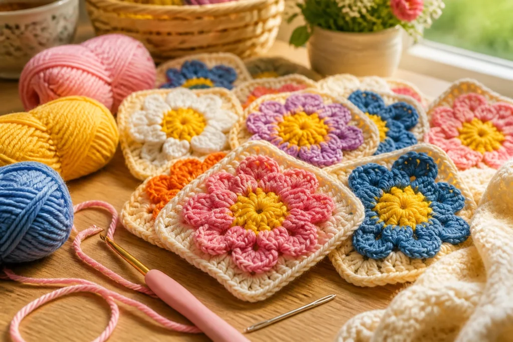 Best Flower Granny Squares for Beginners