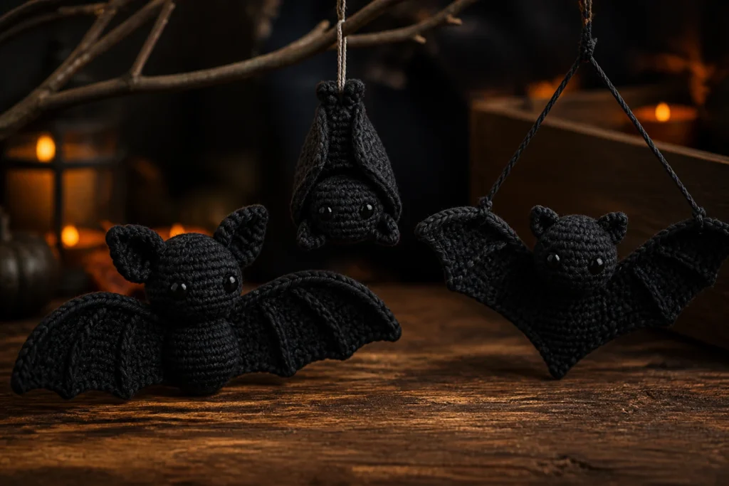 11 Crochet Bat Patterns for Halloween