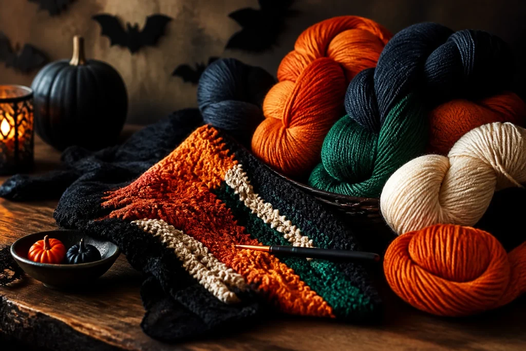 Best Yarn Colors for Halloween Crochet