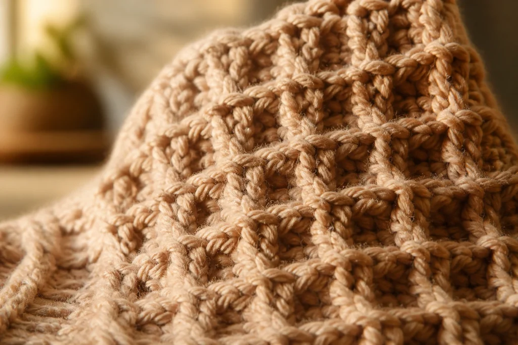 Waffle Stitch Crochet Guide