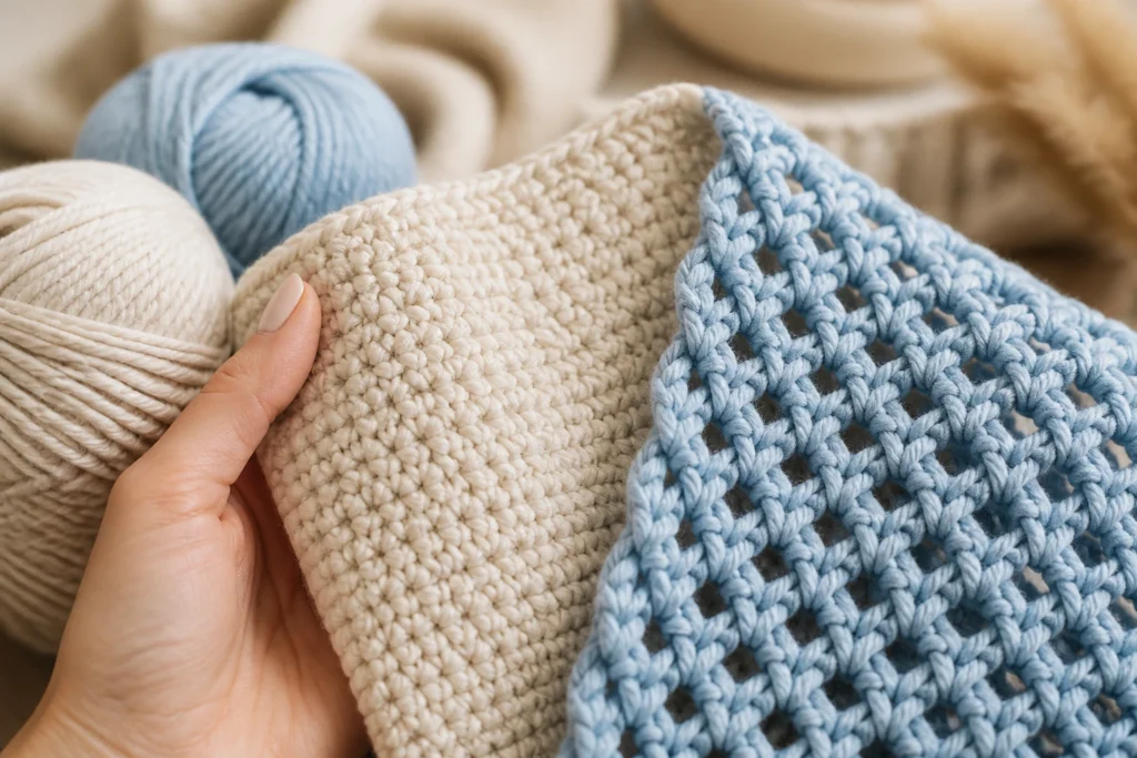 Single Crochet vs Double Crochet