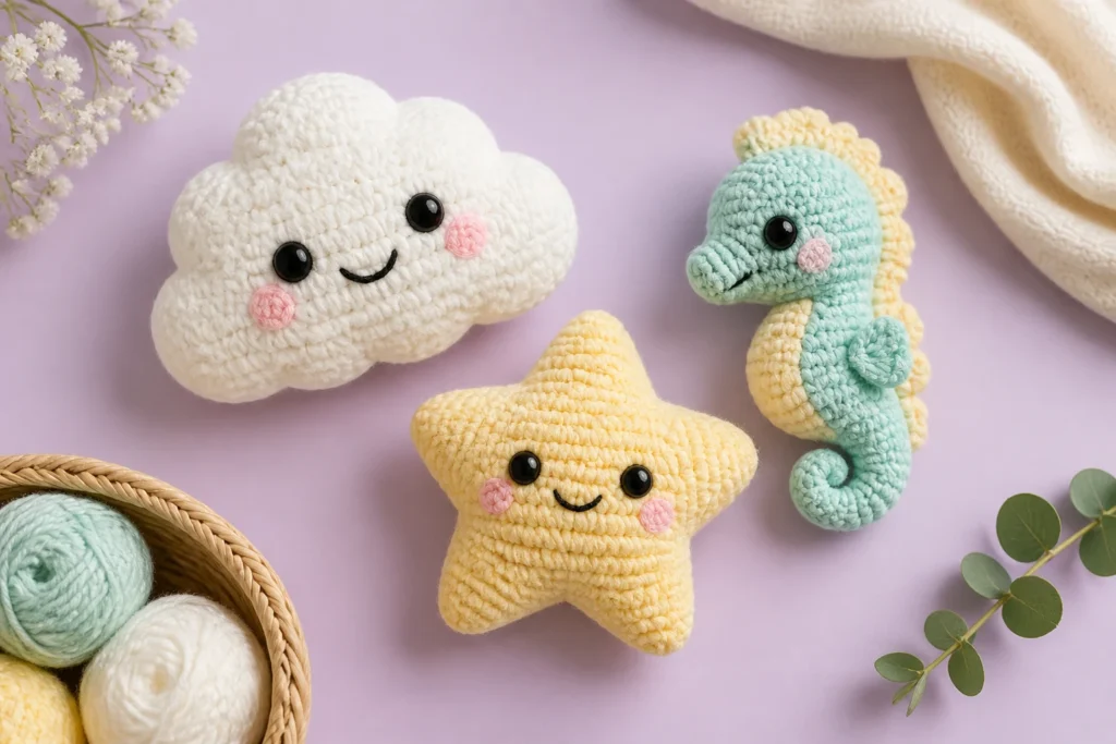 11 One-Skein Mini Amigurumi Patterns