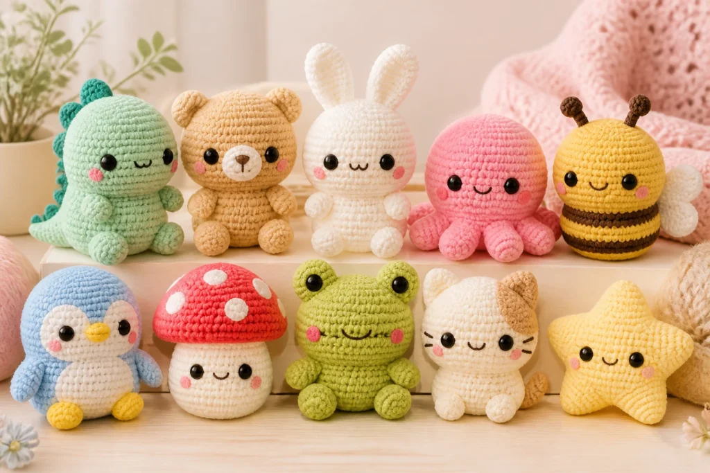 10 No-Sew Kawaii Crochet Toys