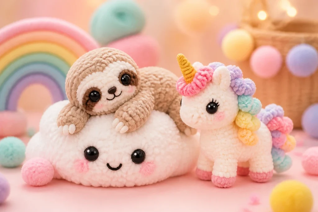 9 No-Sew Mini Amigurumi Patterns