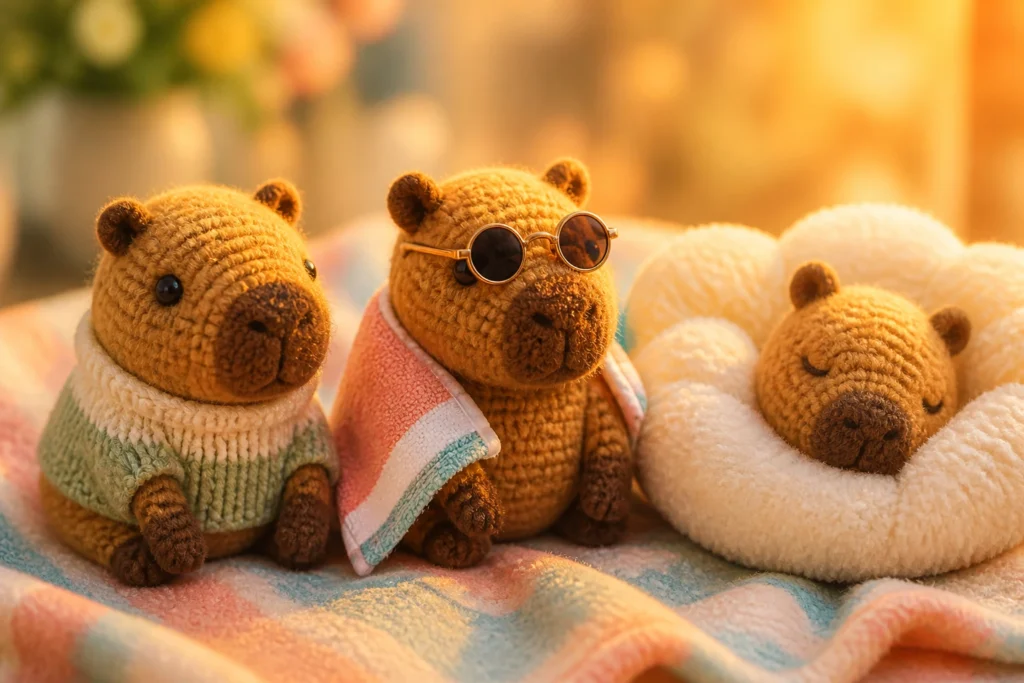 11 Capybara Amigurumi Patterns Everyone Loves