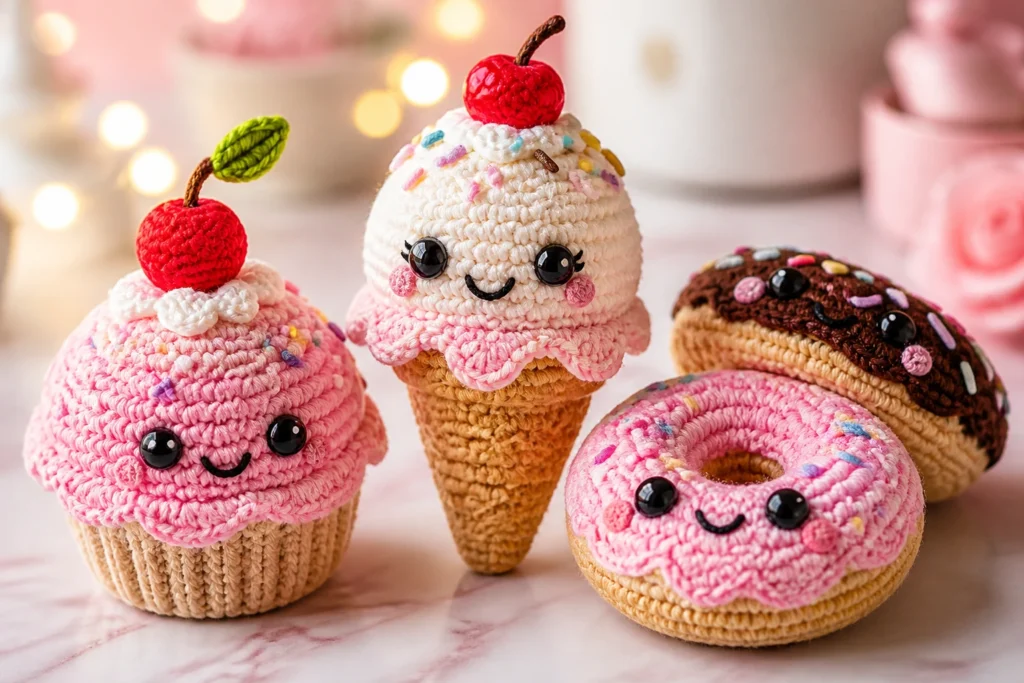 10 Cute Dessert Amigurumi Patterns