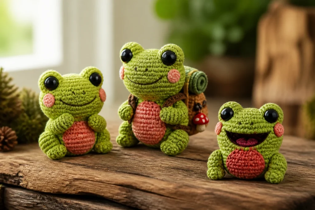 11 Pocket Frog Amigurumi Patterns