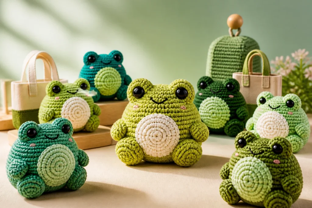 10 Kawaii Frog Crochet Ideas