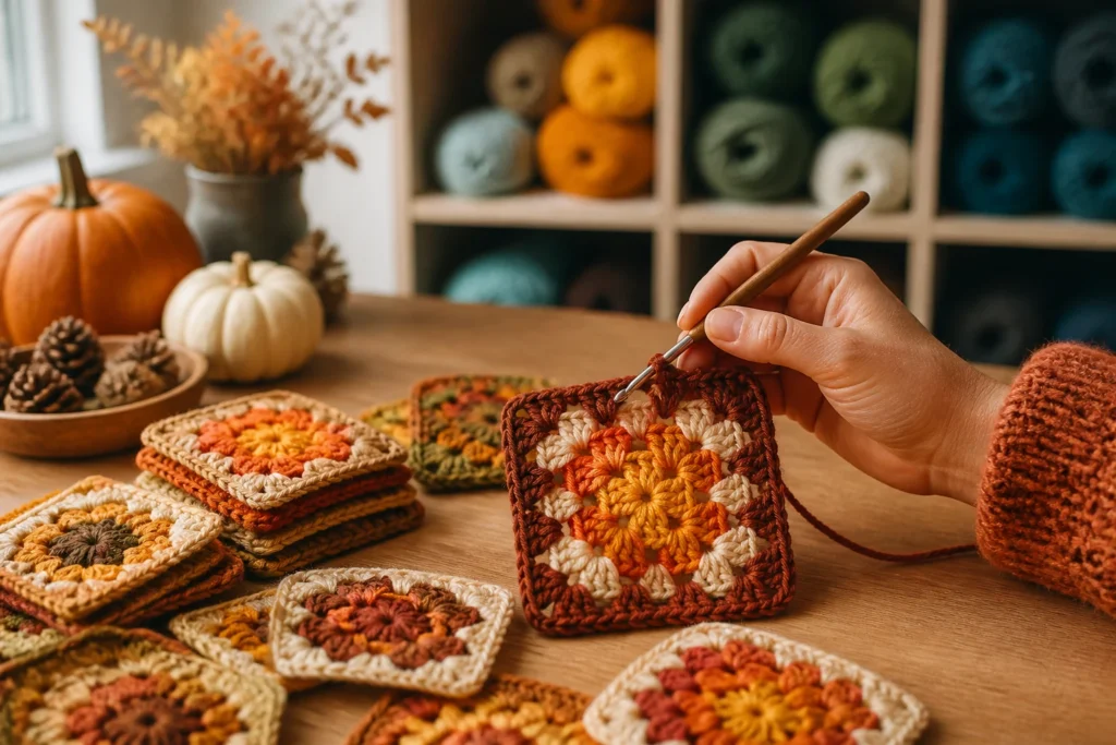 How to Design Seasonal Granny Squares
