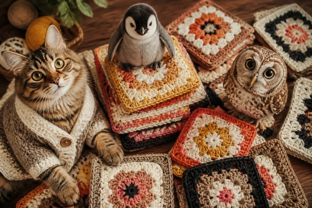 11 Animal Granny Square Patterns You'll Love