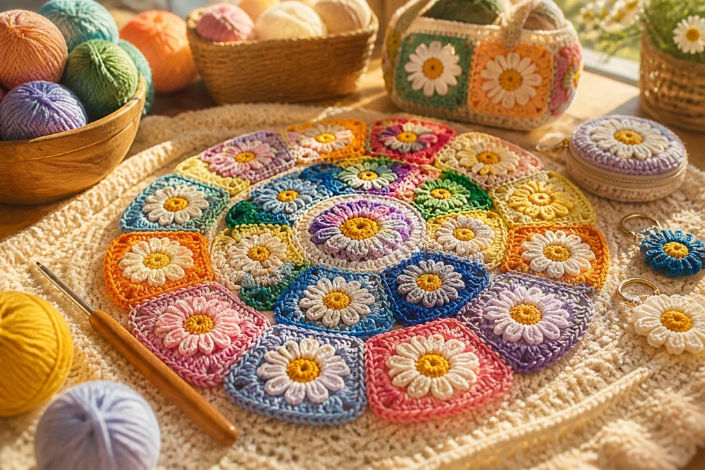 10 Daisy Granny Square Patterns